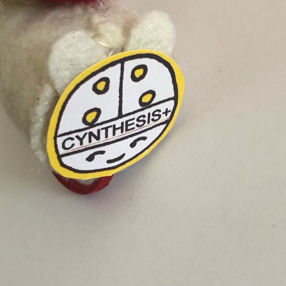 Sweetheart felt mouse art doll Valentine's Day gift handmade hand-sewn - Picture 8 of 10